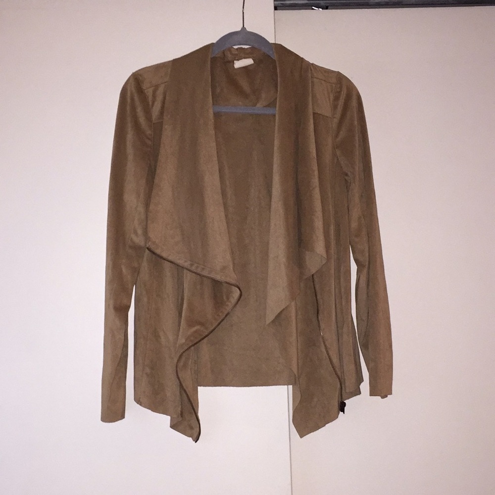 Faux suede women’s jacket